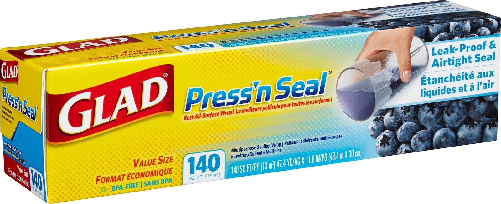 Press 'N' Seal Plastic Wrap, 140-ft P4V5 - product image 1