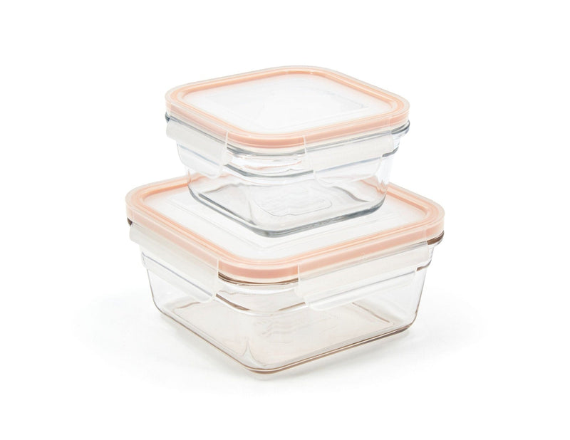 Snaplock Clear Transparent Food Storage Container Set, 4-pc F2U4