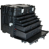 Tools Mobile Tool Chest, 3 Small, 1 Medium & 1 Large Drawer, Black W5Y9 - product image 1