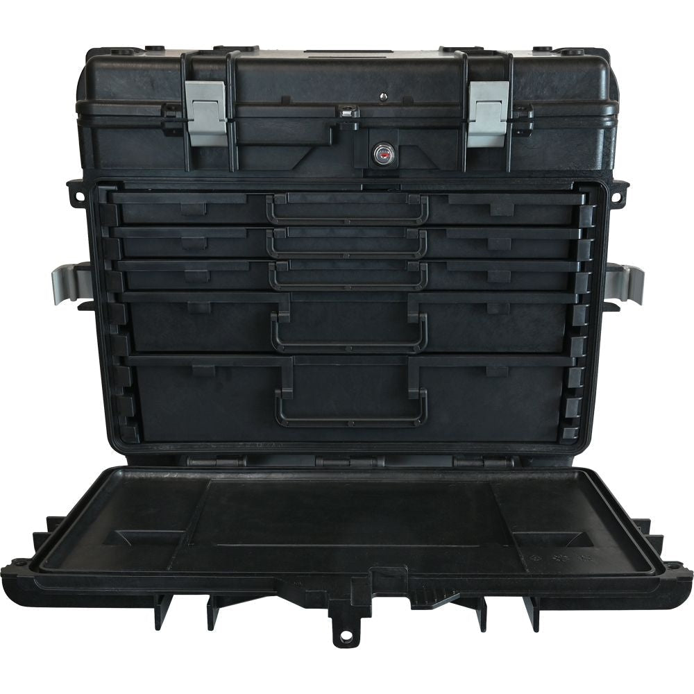 Tools Mobile Tool Chest, 3 Small, 1 Medium & 1 Large Drawer, Black W5Y9 - product image 2