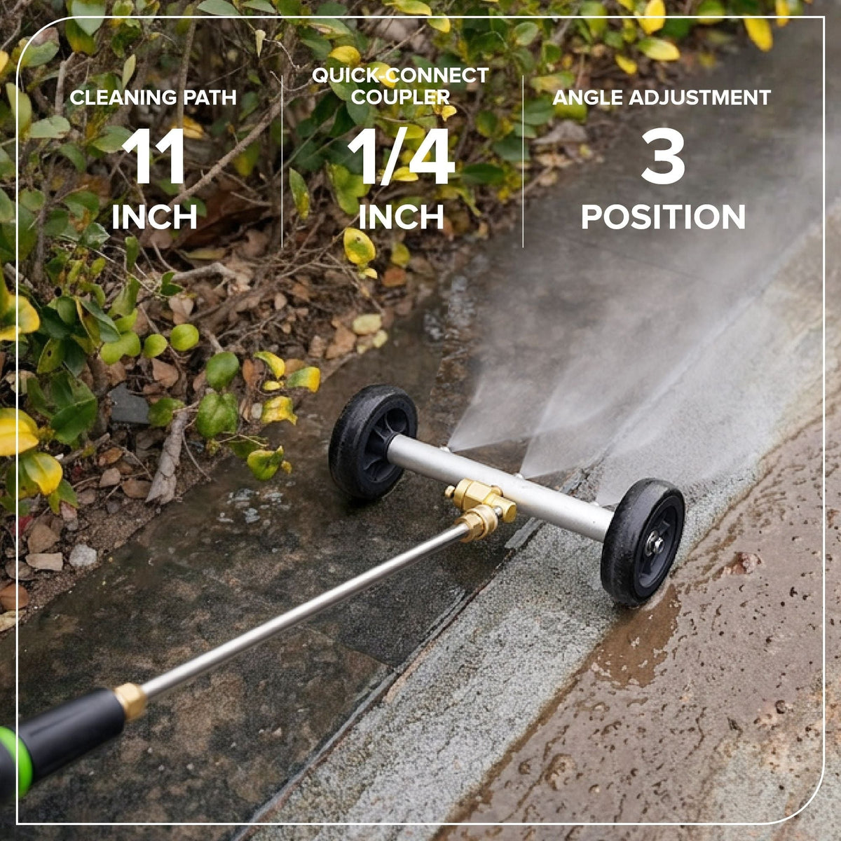 2-in-1 Water Broom & Undercarriage Cleaner, Pressure Washer Attachment V6Q2 - product image 5