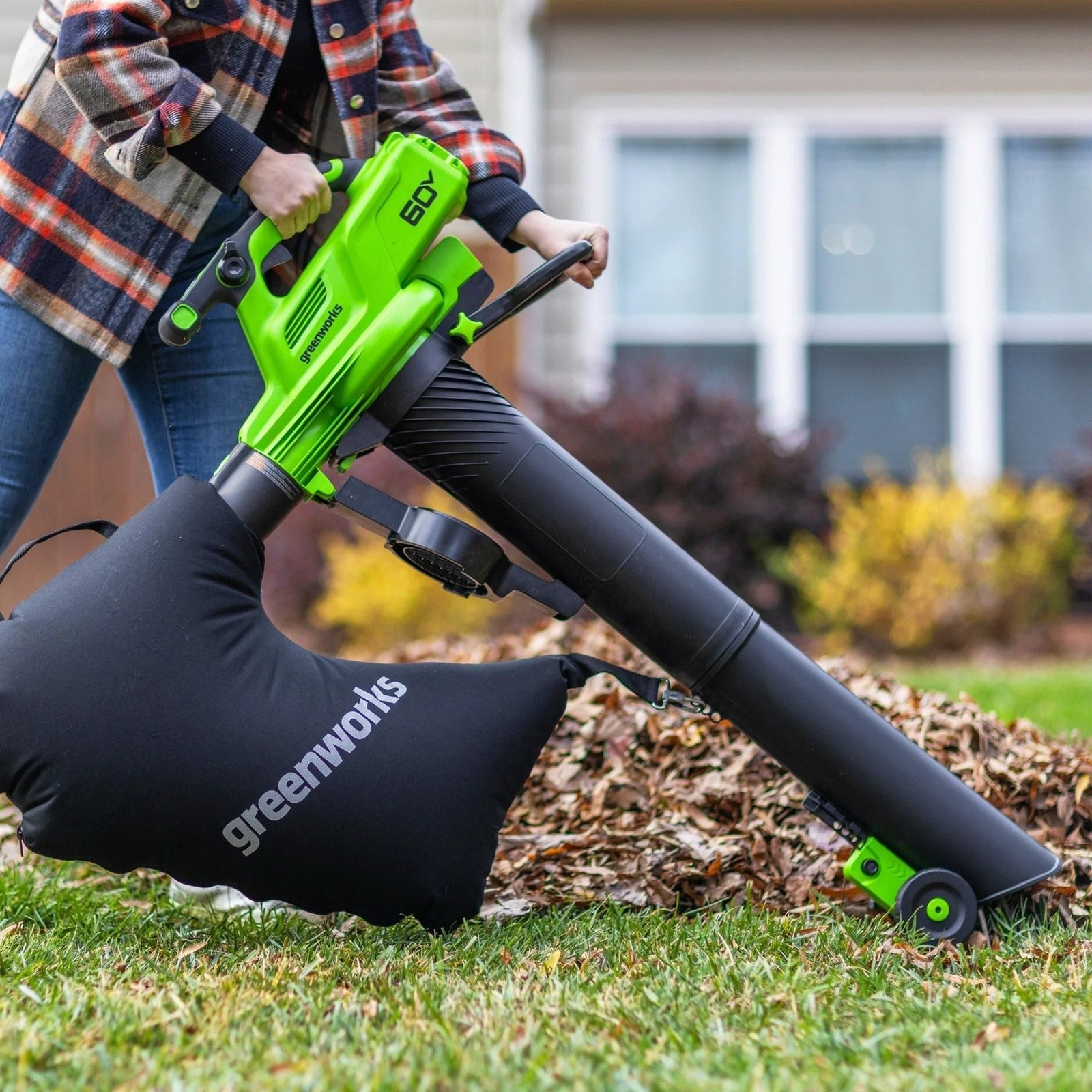 60V 520 CFM/240 MPH Blower Vacuum with 4Ah Battery E7H3 - product image 7