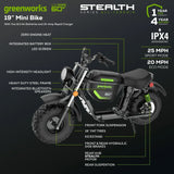60V Stealth Series Electric Mini-Bike R9H2 - product image 5
