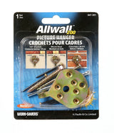 No Stud All WAll Picture Hanger, With Fasteners, 200-lb Capacity, Gold O0L2 - product image 1