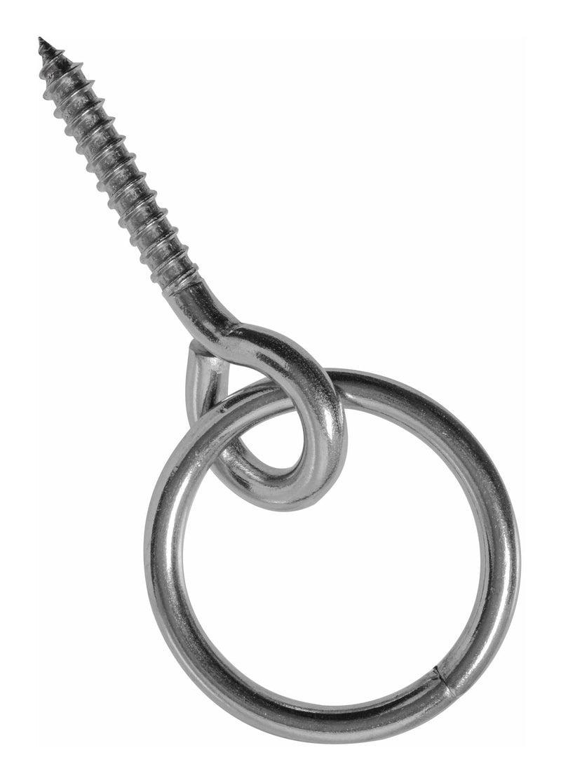 Zinc-Plated Lag Hitch Ring H3O6