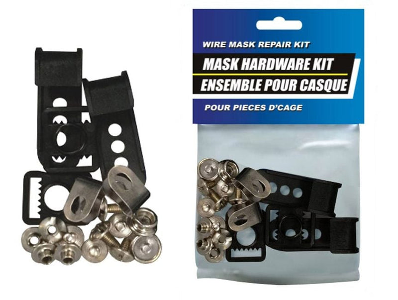 Hockey Wire Mask/Cage Repair and Replacement Part Kit T2M7