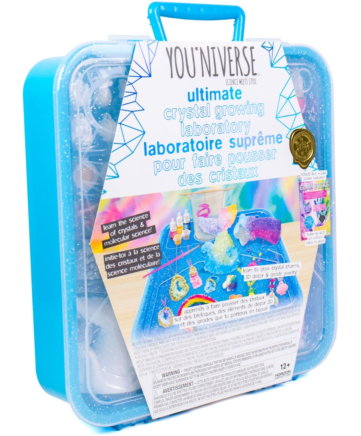 You*Niverse Ultimate Crystal Growing Laboratory Kit For Science & Learning, Ages 12+ E7C4 - product image 1