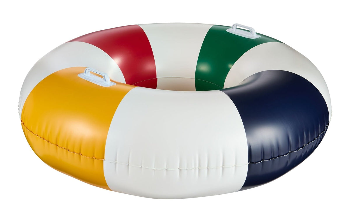 ’s Bay Stripes Pool Float with Handles, Multi-Coloured, 42-in Y7F9 - product image 1
