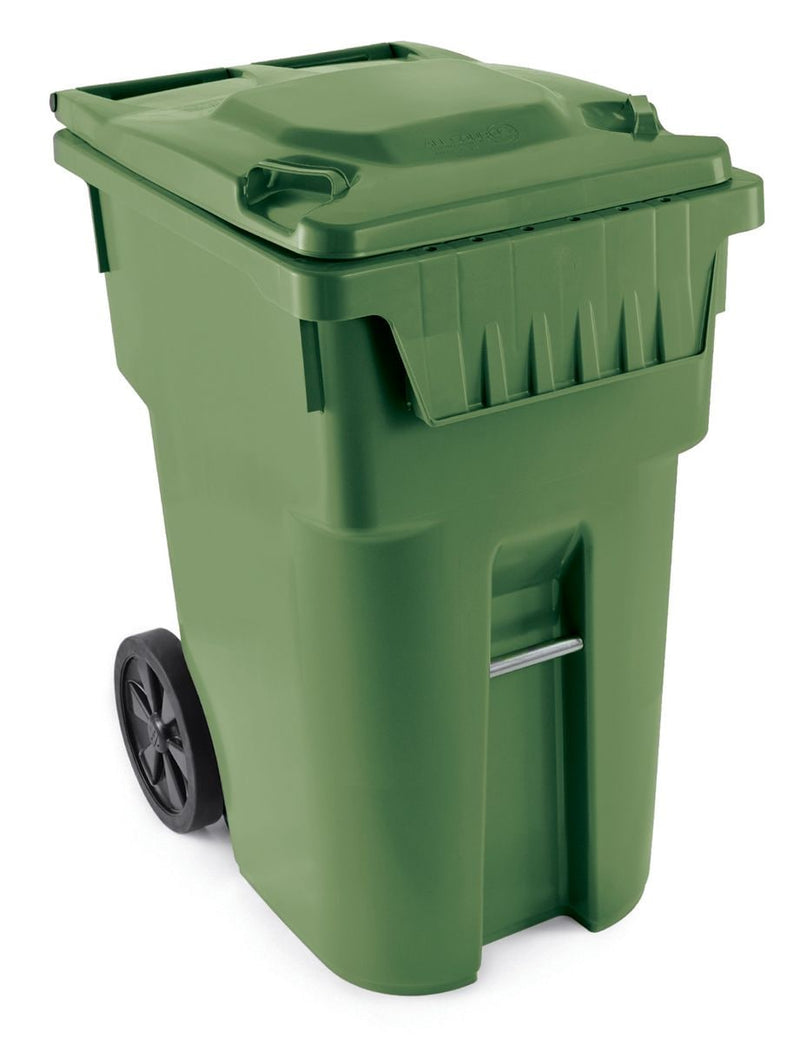 Mastercart Plastic Rectangular Wheeled Compost Bin/Recycling Bin, Assorted Colours, 360-L L5J0