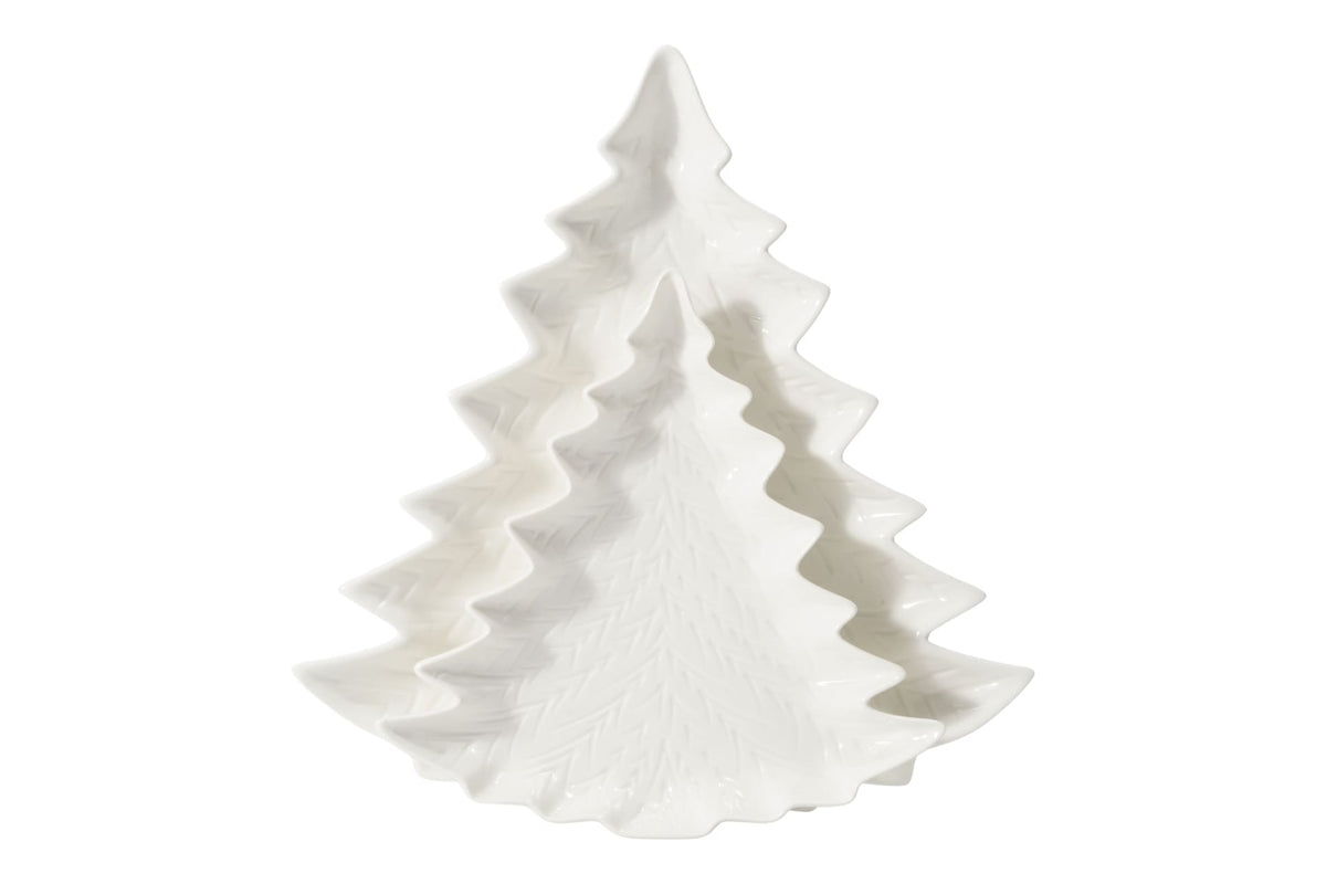 & Co Embossed Porcelain Tree Serving Plates, 2-pk C1V3 - product image 1