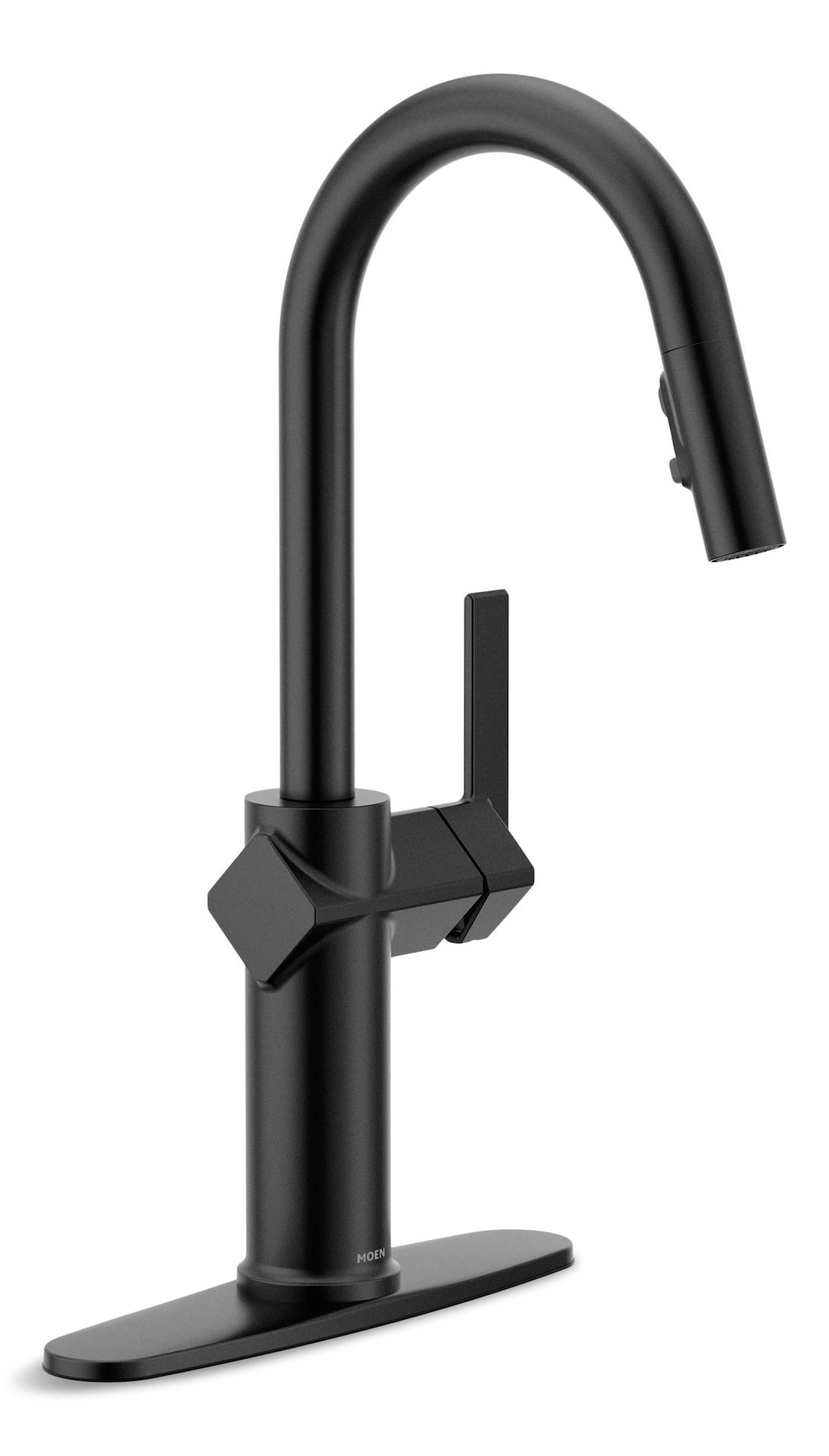 1-Handle Pull-Down Kitchen Faucet, Matte Black P0X8 - product image 1
