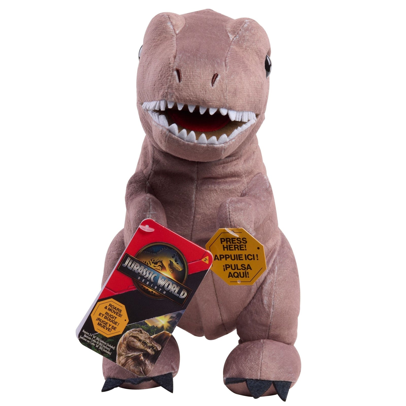 World Roarin' T-Rex Animated Plush for Ages 3+ C6K1 - product image 1