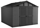 Apex Resin 2-Door Outdoor Storage Shed with Full Length Skylight, Grey, 10-ft x 11.5-ft W2Y3 - product image 1