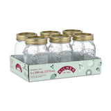 Regular Mouth Glass Mason Jars with Sealing Lids, 500 mL, 6 Count K6B3 - product image 1