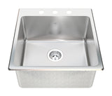 Steel Queen Dual Laundry Mount Single Sink,10-in deep U5Y4 - product image 1
