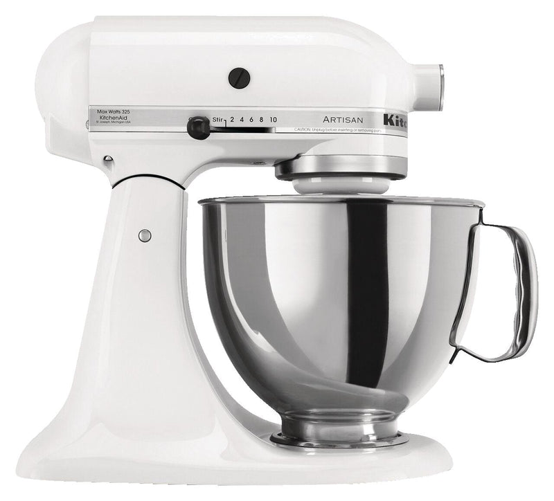 Artisan Series 5-Quart Tilt-Head Stand Mixer, White T4S7