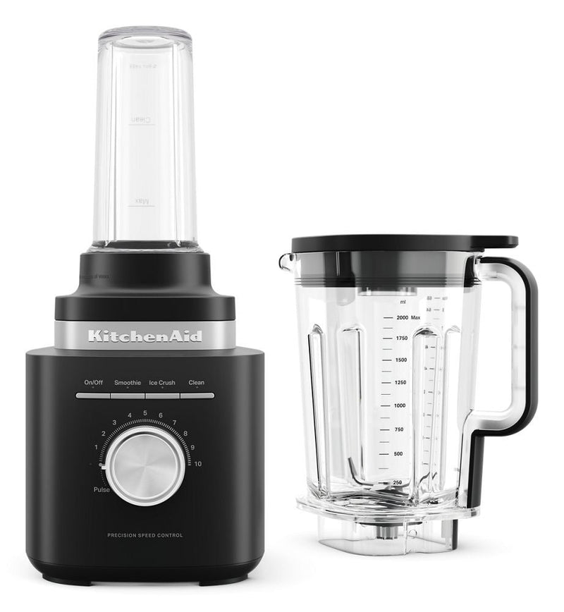 Single Blender with Jar, Precision Control, Black H1P8