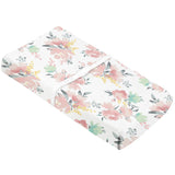 Percale Changing Pad Cover, Watercolour Blooms P7P5 - product image 1