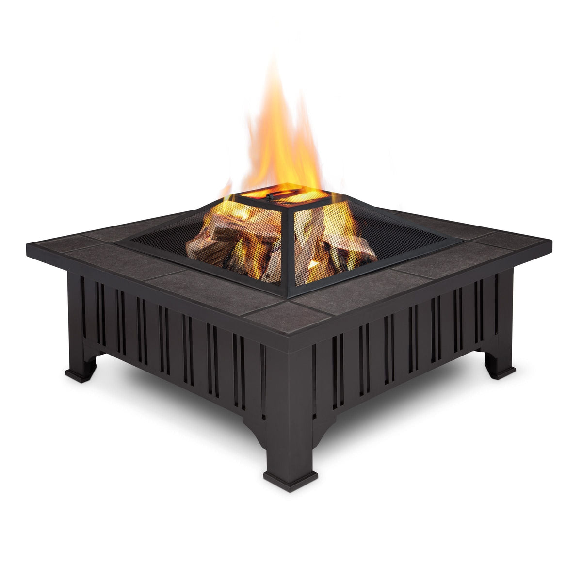 Square Wood Burning Fire Pit in Black, 34-in N6G7 - product image 3