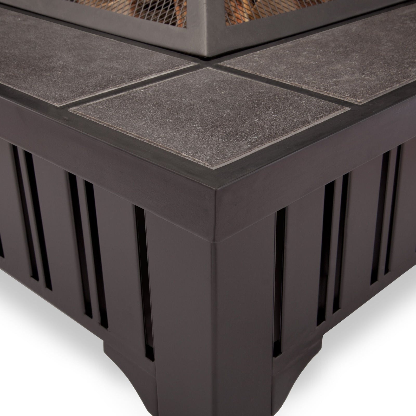 Square Wood Burning Fire Pit in Black, 34-in V2R3 - product image 4