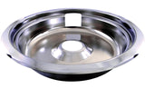 62470 Universal Stove Drip Pan with Trim Ring, Bright Chrome, 8-in H5R7 - product image 1