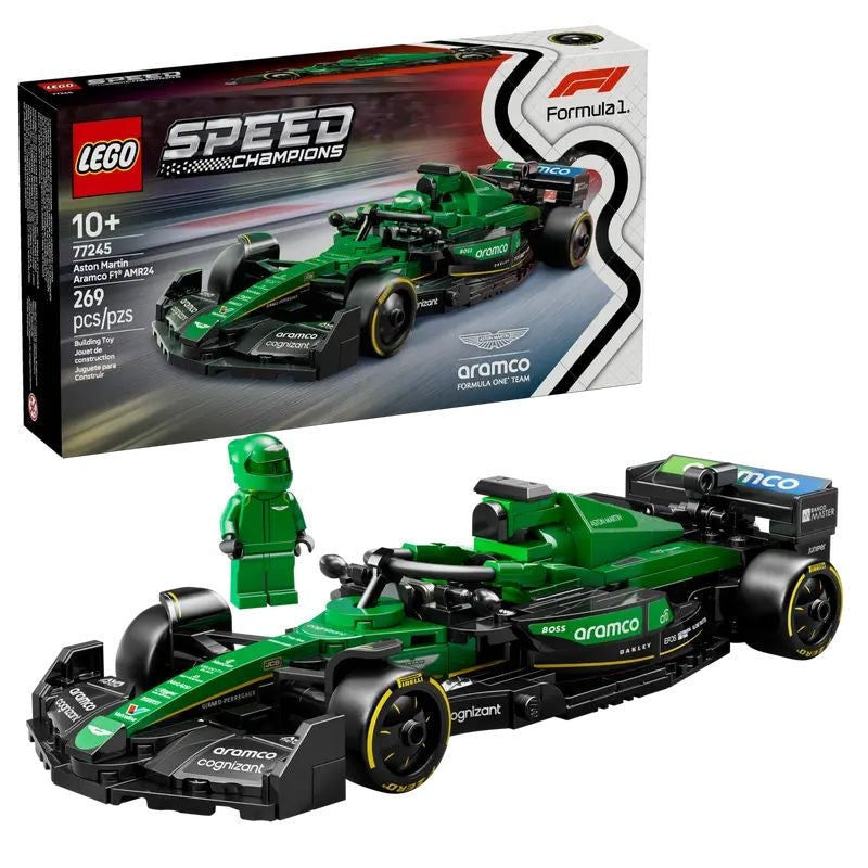 Speed Champions Aston Martin Aramco AMR24 F1 Race Car - 77245, 269-pcs, Ages 10+ S8E6 - product image 1