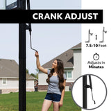 In-Ground Crank Adjust Bolt Down Outdoor Basketball Hoop, 50-in I5D5 - product image 4