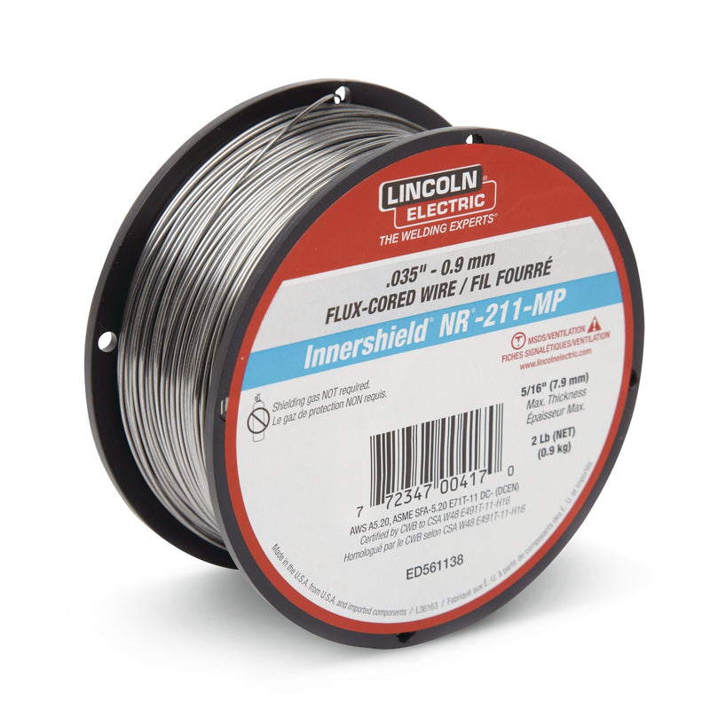 Electric Flux-Cored Gasless Welding Wire, 0.035-in, 2-pk R8P1
