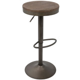 Dakota Adjustable Barstool, Brown, 2-pc Q7Q8 - product image 1
