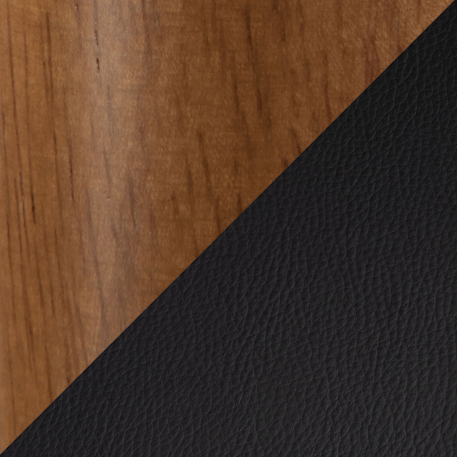Saddle Wood & PU Leather Seat Counter/Bar Stools (2-Piece Set), Walnut/Black D2T5 - product image 7