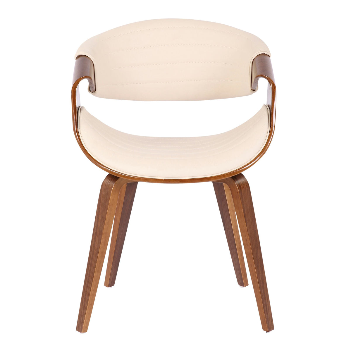 Symphony Faux Leather Dining/ Accent Chair, Cream L0W3 - product image 2