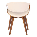 Symphony Faux Leather Dining/ Accent Chair, Cream L0W3 - product image 6