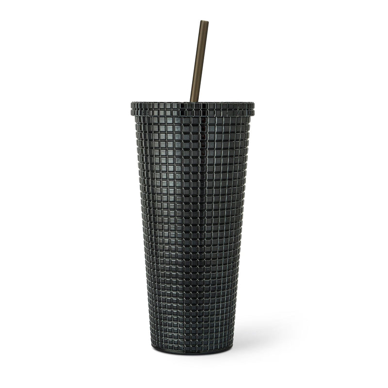 710-mL BPA-Free Iridescent Studded Textured Tumbler N1O0