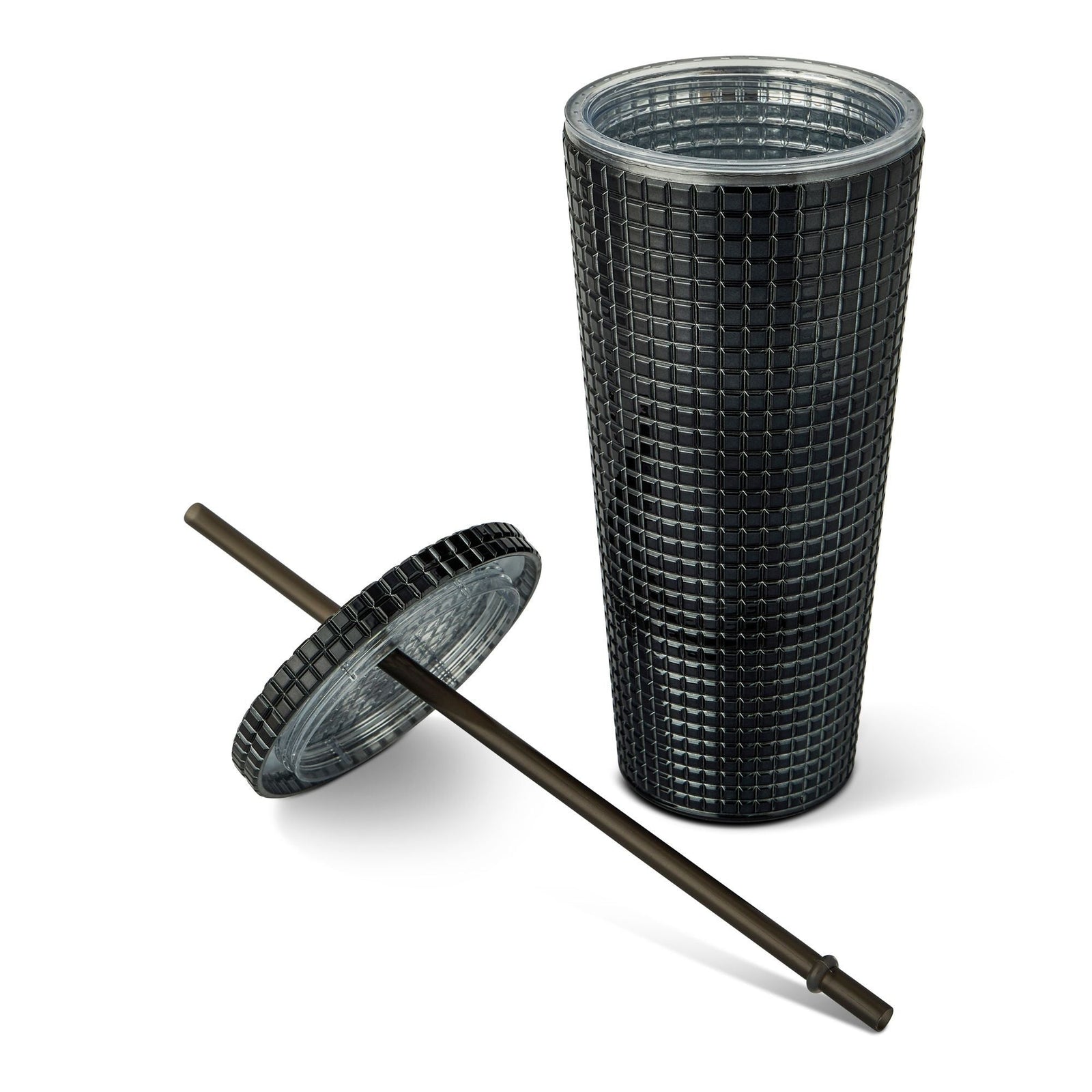 710-mL BPA-Free Iridescent Studded Textured Tumbler N1O0 - product image 2