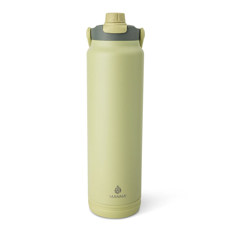 Avalon Eco Stainless Steel Insulated Bottle, 40-oz, Moss, with Handle R1Z4