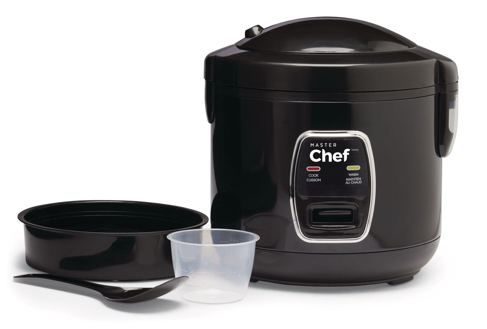 Deluxe Non-Stick Rice Cooker & Steamer, Black, 10 Cups R5B6 - product image 1