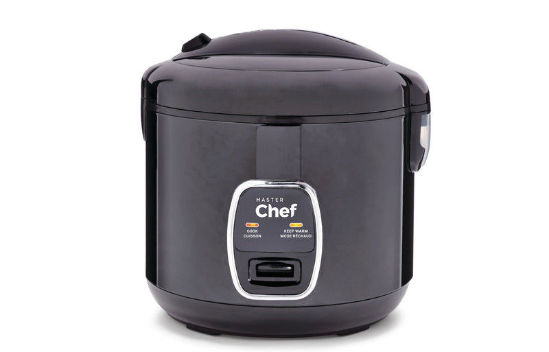 One-Touch Non-Stick Rice Cooker & Steamer, Black, 20 Cups H9N3