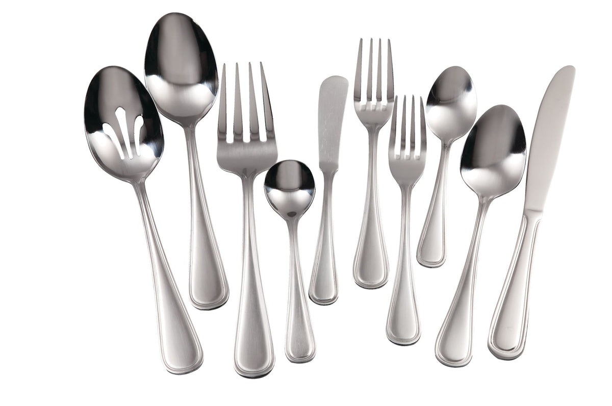 Stainless Steel Flatware Set, Serves 8, 45-pc M3O3 - product image 1