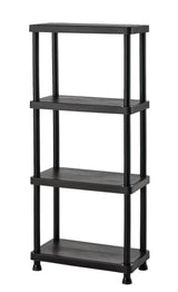 4-Shelf Resin/ Plastic Storage Rack/ Shelving Unit, 23 x 12 x 52-in R1K2 - product image 1