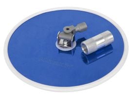Aluminum Radial Drywall Sander with Pole Adapter, Fits 9-in Hook & Loop Discs G5M1