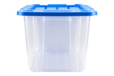 Clear Heavy-Duty Storage Tote with Snap-Lock Lid, 102-L H5B9 - product image 1