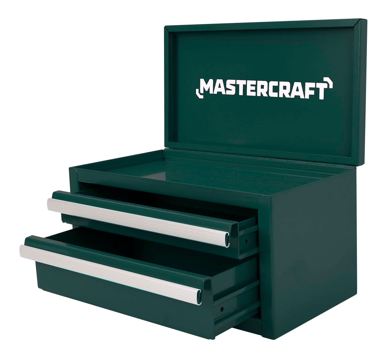 Miniature 2-Drawer Green Steel Toolbox N0Z6 - product image 1