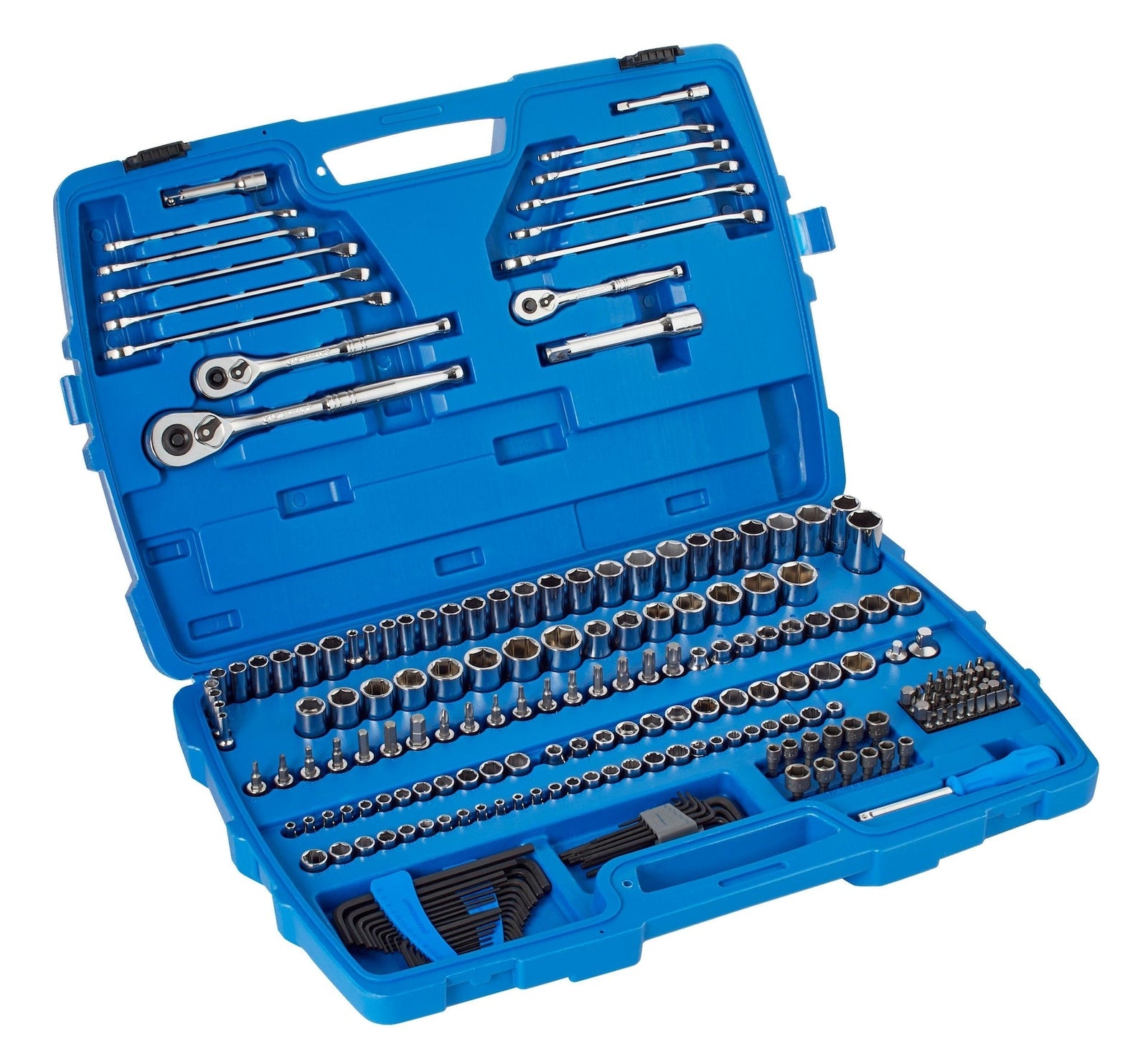Socket Set, 233-pc, SAE / Metric, Nickel-Chrome Plating X8I5 - product image 1