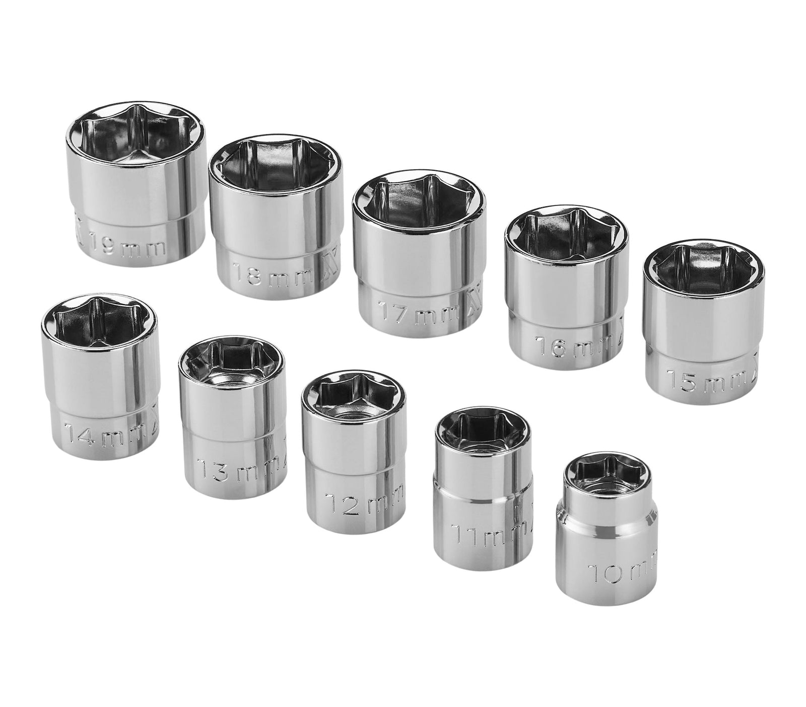 10 Piece 3/8" Drive Low Profile Socket Rail W8K5 - product image 1