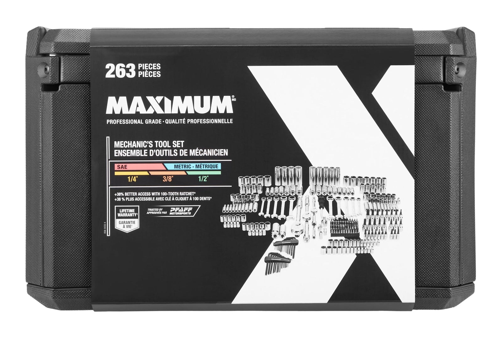 263 Piece Socket Set, 3 Drawer Case B9A4 - product image 4