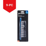 3/8-in Drive Hex Bit Socket Set, Chrome-Plated, 9-pc, Metric M3X0 - product image 2