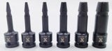 6 Piece 1/2" Drive Impact Screw Extractor Rail C0M7 - product image 6