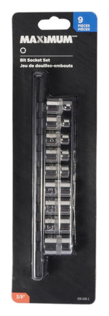 E-Torx Bit Socket Set, Chrome-Plated, 9-pc H6E7 - product image 3