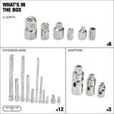 Extension Tool & Socket Accessory Set, 20-pc T4O3 - product image 2