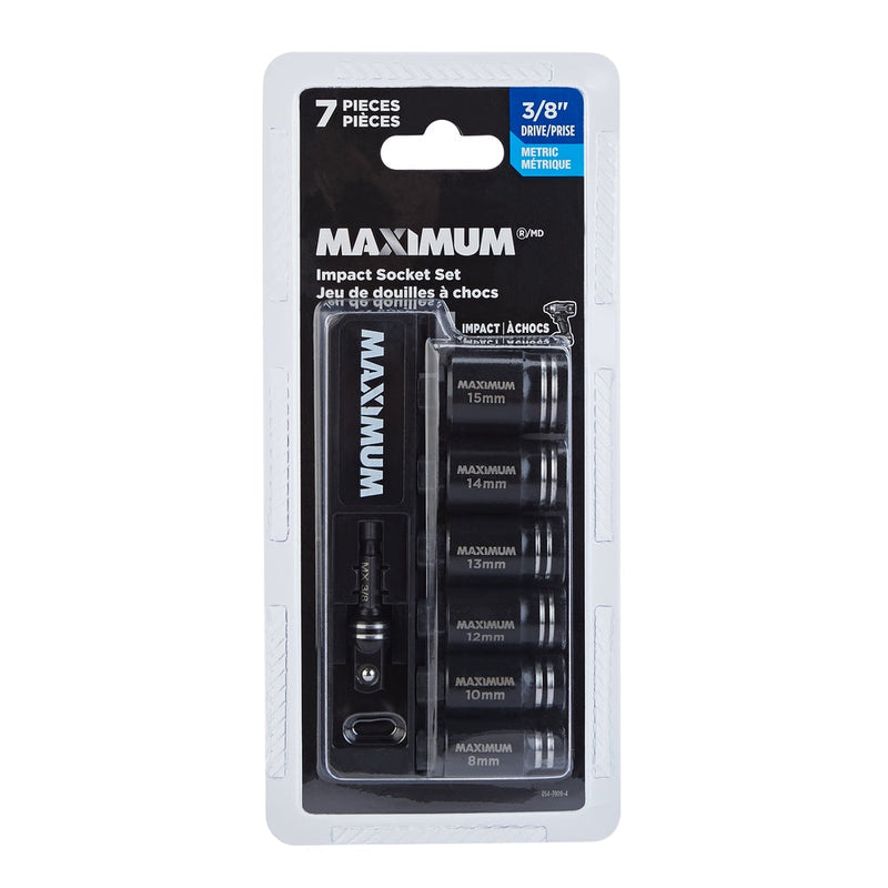 Impact Driver Socket Set, Metric, 7-pc Q6W8